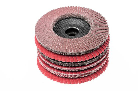4.5" x 7/8" Ceramic Flap Discs T29 (Angled) for Stainless Steel & Heat Sensitive Metals (40 Grit)