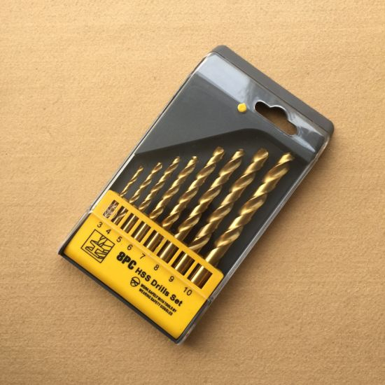 8PCS Drill Bits Set HSS