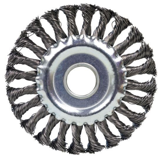 4" Stringer Bead Twisted Knot Wheel Brushes