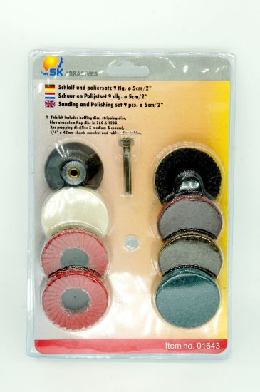 GC Abrasives Mini Flap Disc, Quick Change, 80-Grit, 2-Inch