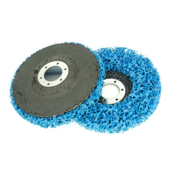 4 1/2” x 7/8” Quick Easy Strip and Clean Discs, Paint and Rust Remover Stripper for Angle Grinder, Silicon Carbide Abrasive Wheel, Blue Black Purple Assortment