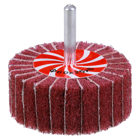 Rocaris Buffing Flap Wheels - Flap Disk - 1/4 Inch Shanks Fit All Drills - 80 Grits