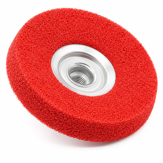 5" Non-Woven Abrasive Wheel 5/8"-11 | Threaded Surface Conditioning Wheel
