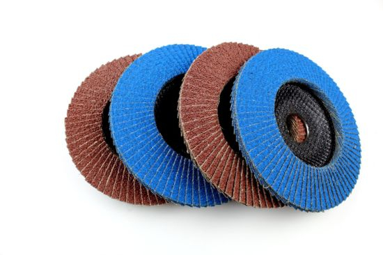 Abrasive Flap Disc, Type 29, Round Hole, Fiberglass Backing, Ceramic/Zirconia Alumina, 7" Dia., 120 Grit