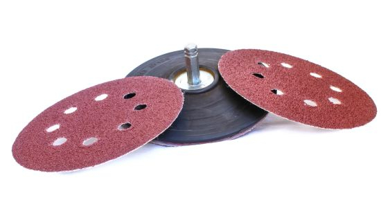 GC Abrasives Detail Sander Paper, 120-600 Grits, Hook and Loop Backing, 5 Holes, for Sanding and Polishing