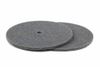 Finishing and Deburring Wheel, 6 in x 1/2 in x 1 in 8S MED Silicon Carbide, Gray