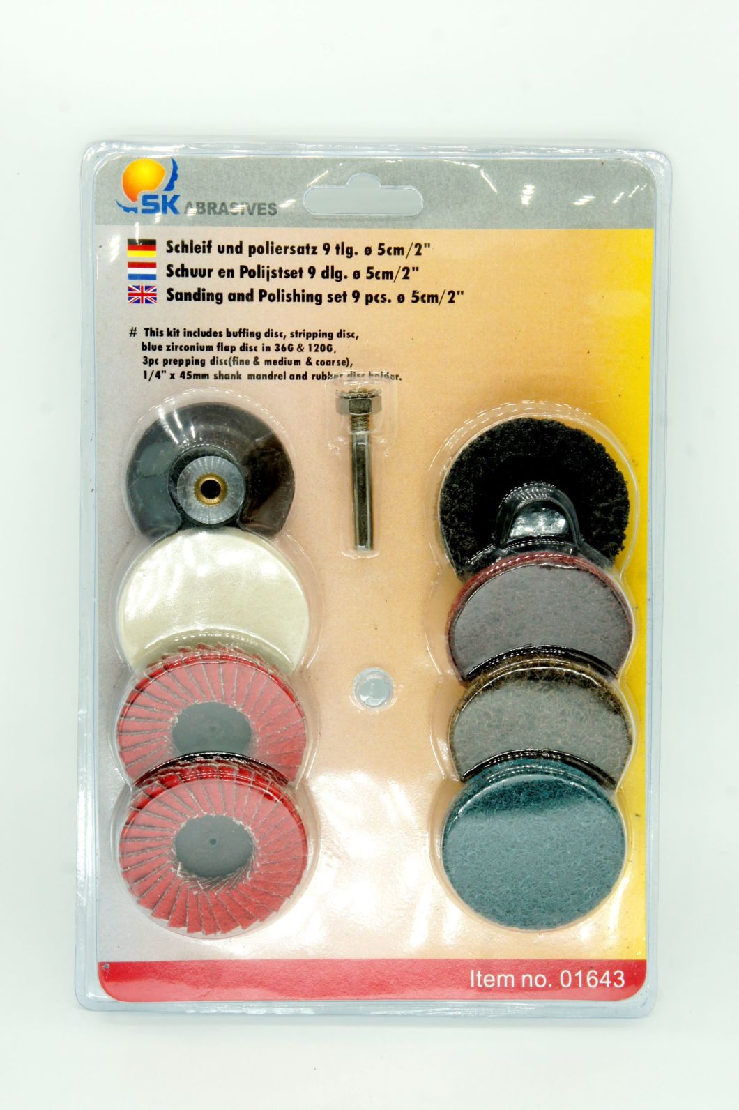 Mini Flap Disc, Quick Change, 80-Grit, 2-Inch