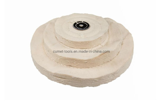 6" 50 Plys White Buffing Wheels for Bench Grinder