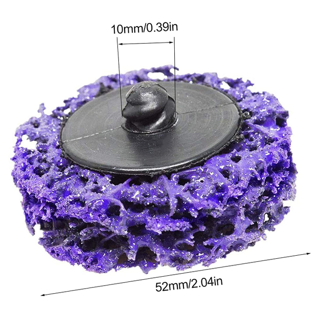 Poly Strip Discs Polycarbide Fiber Grinding Polishing Wheel Paint Rust Cleaning Remover Impeller Abrasives Torque Grinder Tray 