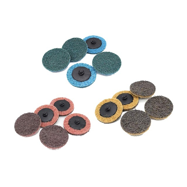 50mm non woven quick change abrasive discs for metal