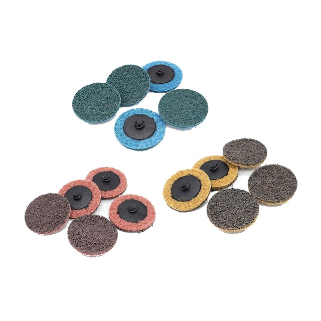 50mm non woven quick change abrasive discs for metal