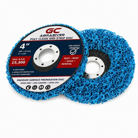 Poly Clean and Strip Wheel | Paint Rust Removal Disc for Angle Grinder