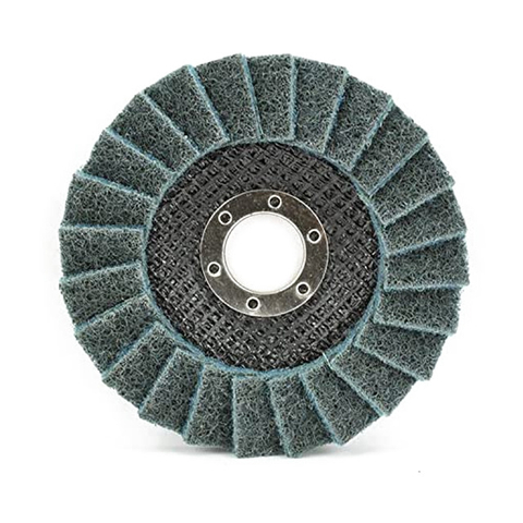 Coarse surface conditioning flap disc for rust and oxidation removal