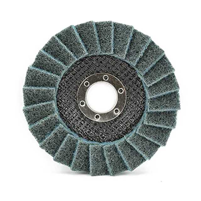 Coarse surface conditioning flap disc for rust and oxidation removal
