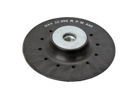 Angle Grinder Ribbed Back 4-1/2 inches Plastic Pad for Resin Fiber Disc with 5/8 inch 11 Thread, Max 20,000 RPM