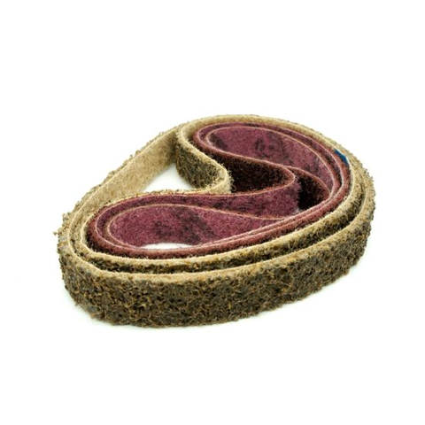 1 X 30 Inch Non Woven Surface Conditioning Sanding Belts for Knife Makers and Metal Fabricators - Coarse, Medium, and Fine Grits