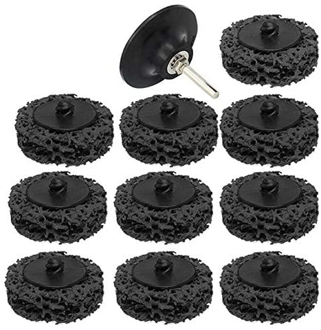 2 Inch Cleaning & Stripping Quick Change Sanding Disc Remove Paint Rust and Oxidation Disc Pad Holder